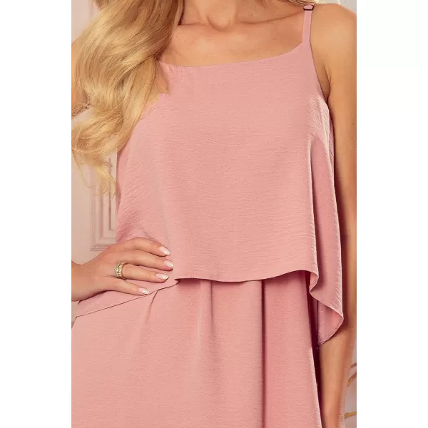  Rochie de femei NUMOCO 294-3 ROZ PUDRA 