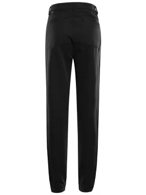 Pantaloni caldi de dama ALPINE PRO GEROLA NEGRU