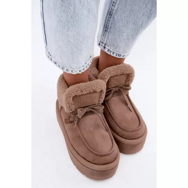  Oameni de zăpadă pentru femei BIG STAR SHOES UU274215 BEJ 