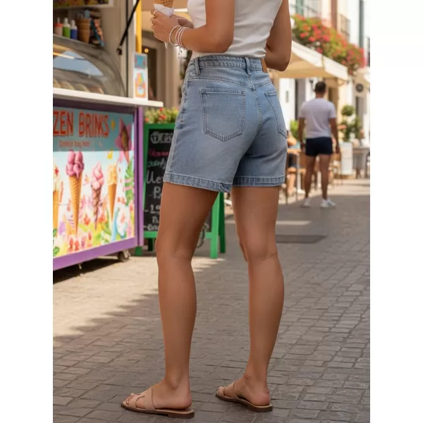  Pantaloni scurți de damă DSTREET SY0519 ALBASTRU 