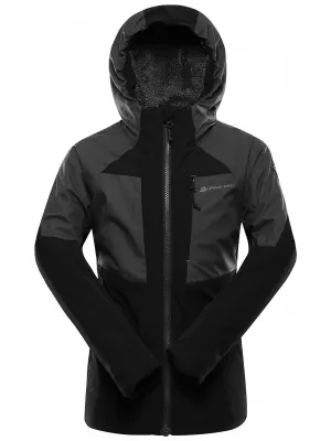Jacheta pentru copii ALPINE PRO TEMUNO NEGRU