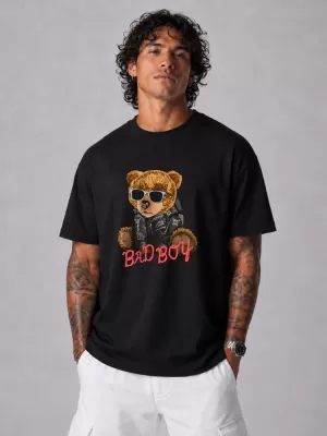 Tricou pentru bărbați DSTREET NX1012R-BK-O NEGRU