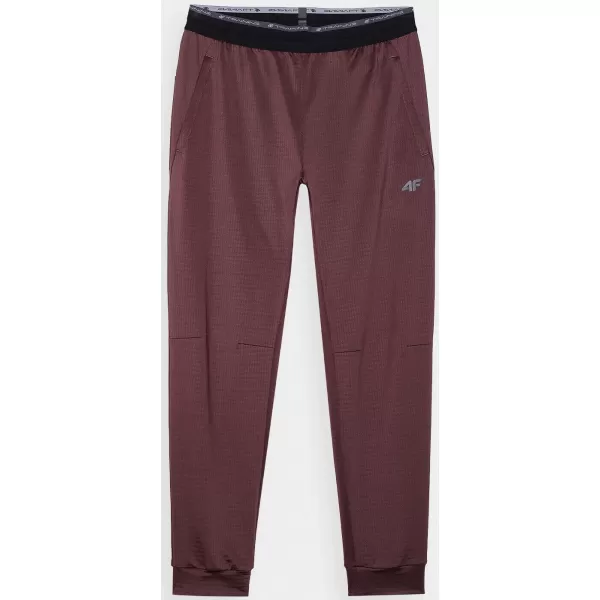  Pantaloni pentru bărbați 4F WAW25TTROM1251 MARO ÎNCHIS 