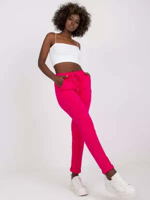 Pantaloni de trening pentru femei BASIC FEEL GOOD RV-DR-3589.05X FUCSIE