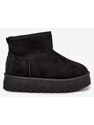 Oameni de zăpadă pentru femei BIG STAR SHOES UU274222 NEGRU