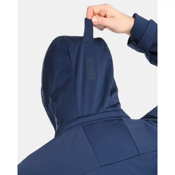  Jachetă softshell pentru bărbați KILPI ONTAVIO-M 1M0112KI ALBASTRU ÎNCHIS 