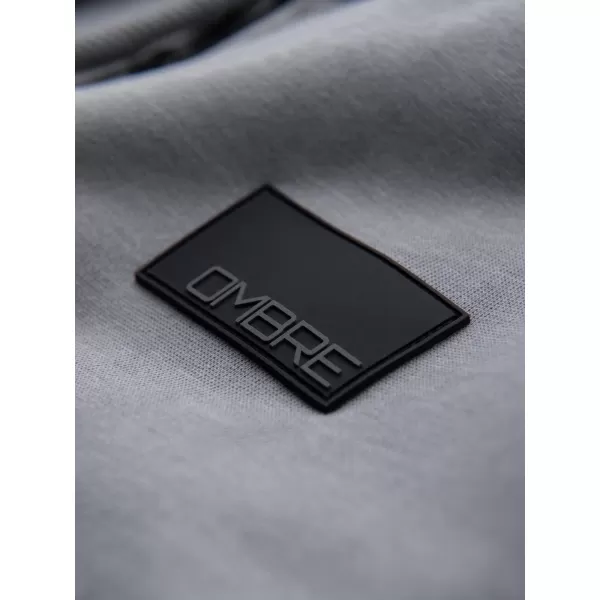  Hanorac pentru bărbați OMBRE OM-SSZP-0256 GRI 
