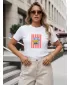 Tricou pentru femei DSTREET NX8038RY-WH ALB