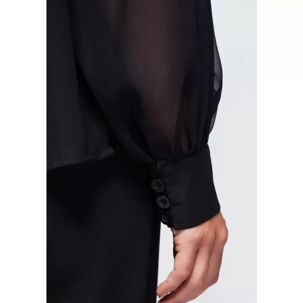  Bluza de dama OMBRE OW-TS-E0085 NEGRU 