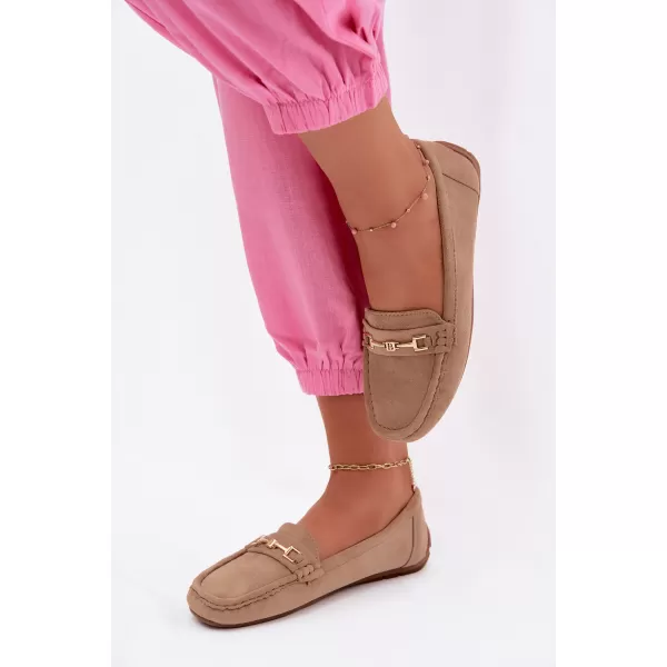  Mocasini de dama BOTO FT247 KAKI 