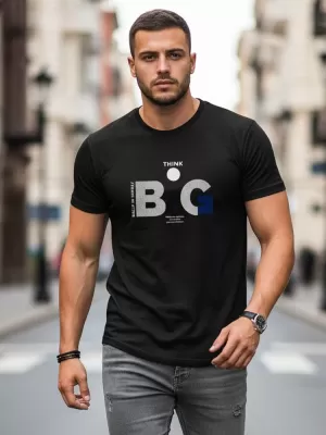 Tricou pentru bărbați DSTREET NX0155R-BK NEGRU