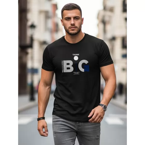  Tricou pentru bărbați DSTREET NX0155R-BK NEGRU 