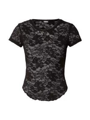 Tricou de dama URBAN CLASSICS TB8385-00007 NEGRU