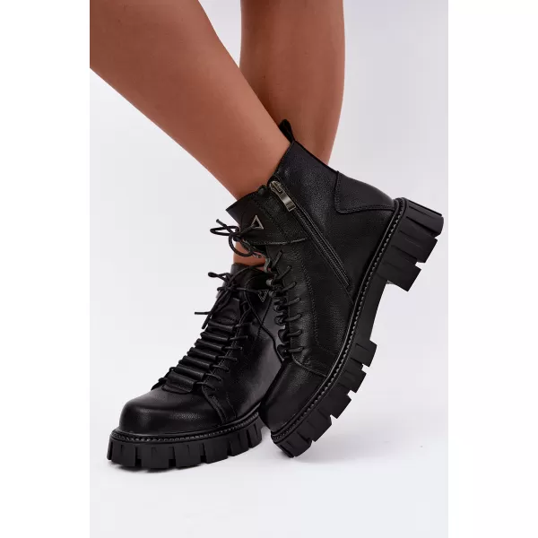  Botine de dama D&A JC62-1044 NEGRU 