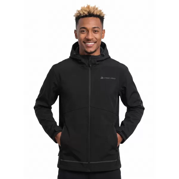  Jachetă de exterior pentru bărbați ALPINE PRO MOREN NEGRU 