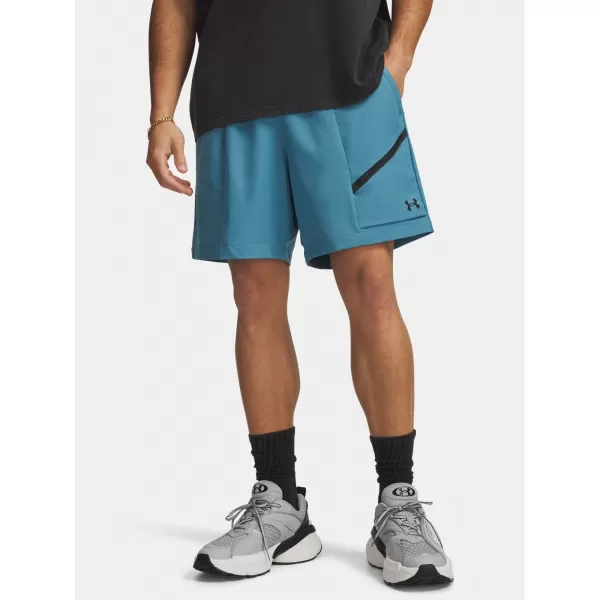  Pantaloni scurți pentru bărbați UNDER ARMOUR UNSTOPPABLE WOVEN SHORTS 6009361-466 ALBASTRU 