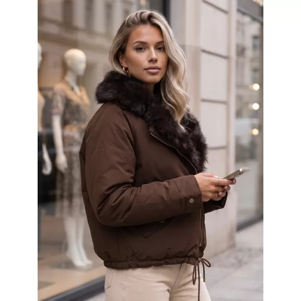  Geaca de dama DSTREET TY6071 CARAMEL 