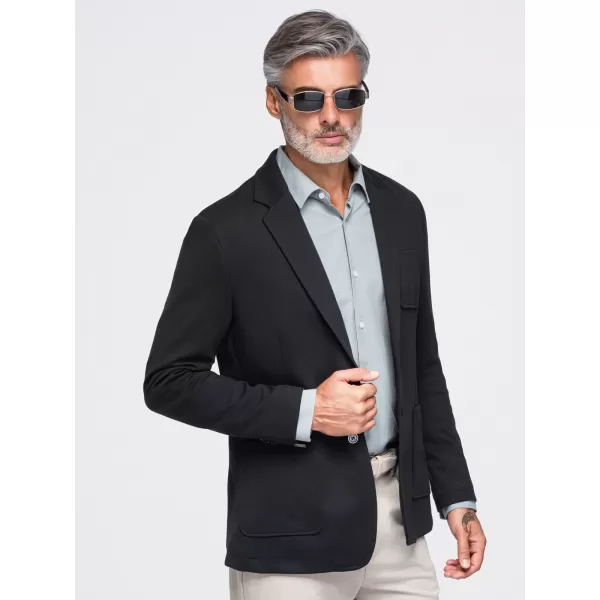  Jachetă pentru bărbați OMBRE M165 NEGRU 