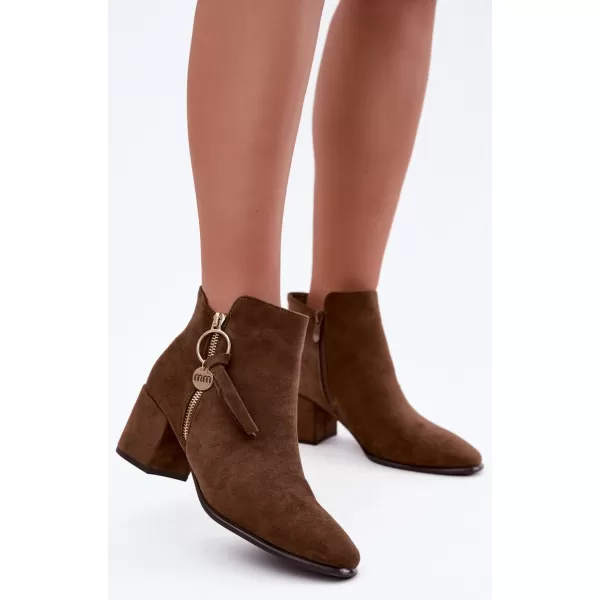  Botine de dama BOTO NS653P MARO 