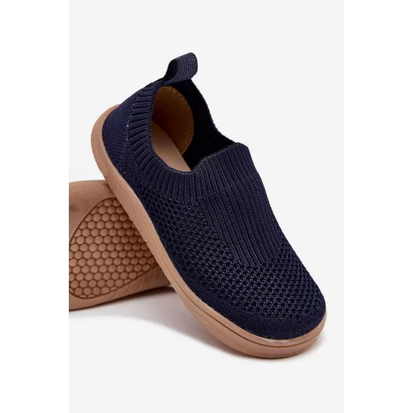  Pantofi pentru copii MILAMI BF-KNIT/66 ALBASTRU 