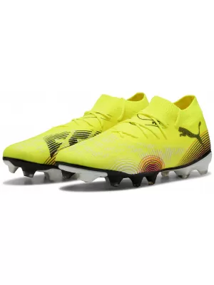 Cizme de fotbal PUMA FUTURE 8 MATCH FG/AG 108140-03 GALBEN/NEGRU/ LOVIT DE SOARE