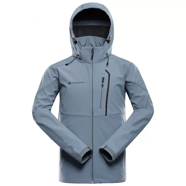 Jachetă softshell pentru bărbați ALPINE PRO HOOR 2 ALBASTRU ASHLEY 
