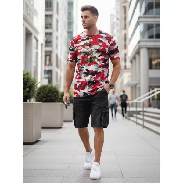  Tricou pentru bărbați DSTREET NX2002R-RW-M ROŞU 