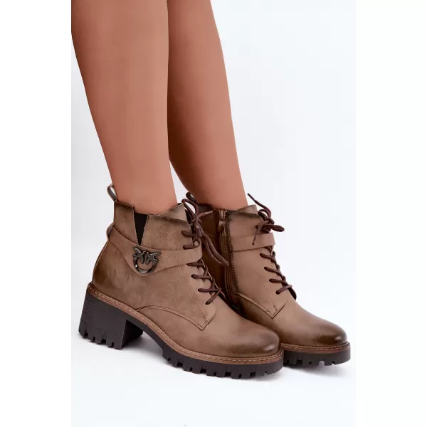  Botine de dama BOTO ASA301-1 MARO 