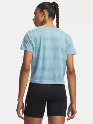 Tricou de damă UNDER ARMOUR VELOCITI SHORTSLEEVE 6009540-425 ALBASTRU