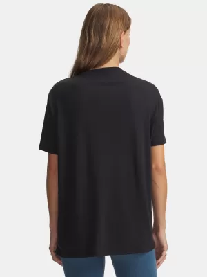Tricou pentru femei UNDER ARMOUR RIVAL OS CAMPUS TEE 6007883-001 NEGRU