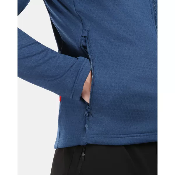  Hanorac pentru bărbați din fleece KILPI SEVELEN-M 1M0202KI ALBASTRU ÎNCHIS 