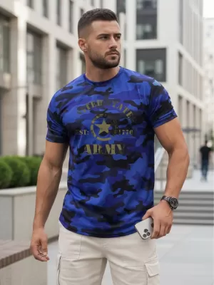 Tricou pentru bărbați DSTREET NX2002R-RB-M ALBASTRU
