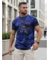 Tricou pentru bărbați DSTREET NX2002R-RB-M ALBASTRU