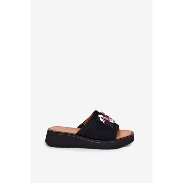  Papuci de damă VINCEZA 66942 NEGRU 