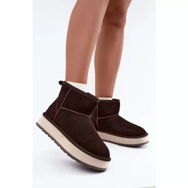  Pantofi de dama BIG STAR SHOES UU274693 MARO/BEJ 