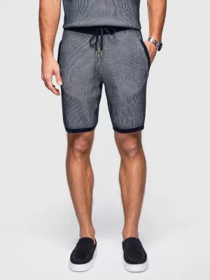 Pantaloni scurți pentru bărbați OMBRE OM-SRCS-0202 ALBASTRU MARIN