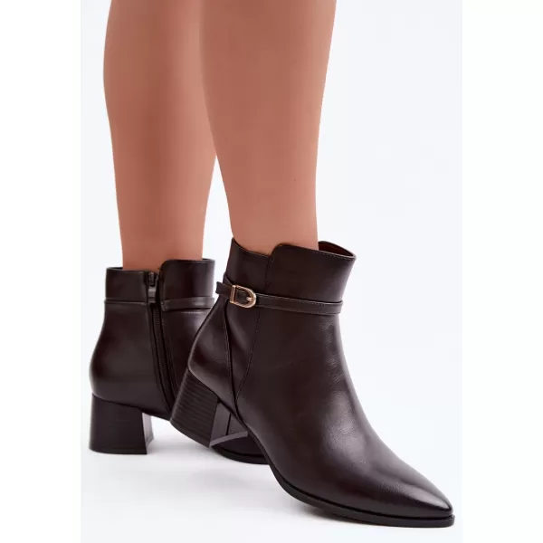  Botine de dama SERGIO LEONE BT-33 CAFEA 