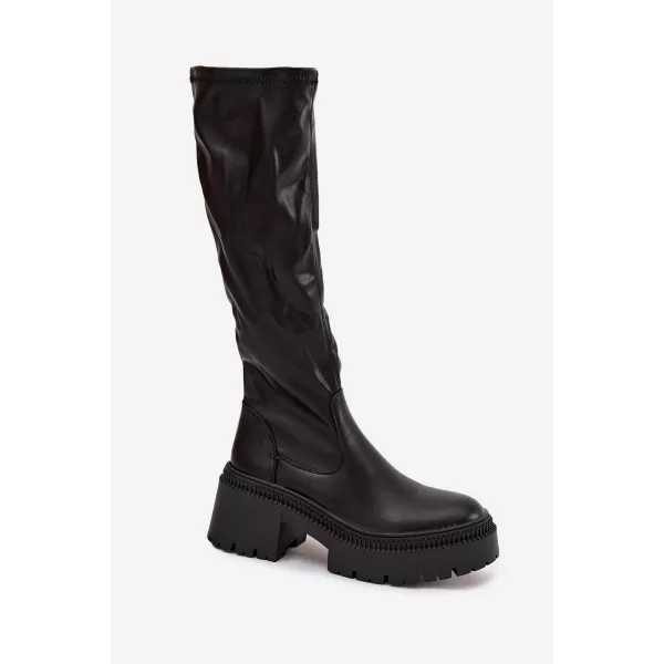  Cizme de dama BOTO 9671A NEGRU 