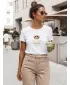 Tricou pentru femei DSTREET NX5035RY ALB