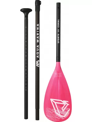 Vâslă AQUA MARINA Sports III Coral ROZ/NEGRU