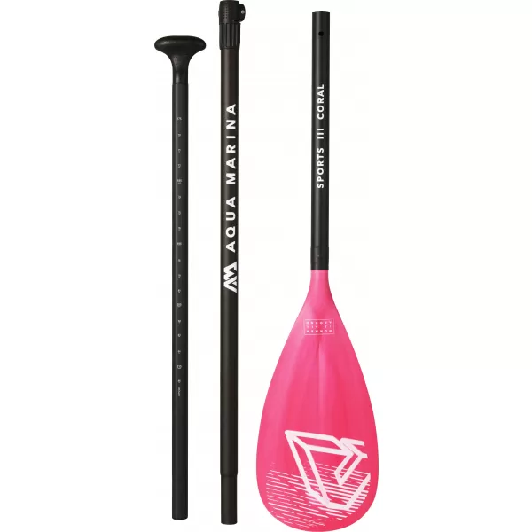  Vâslă AQUA MARINA Sports III Coral ROZ/NEGRU 