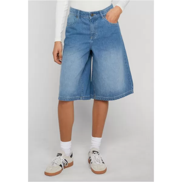  Pantaloni de dama URBAN CLASSICS TB8192 ALBASTRU DESCHIS SPALAT 