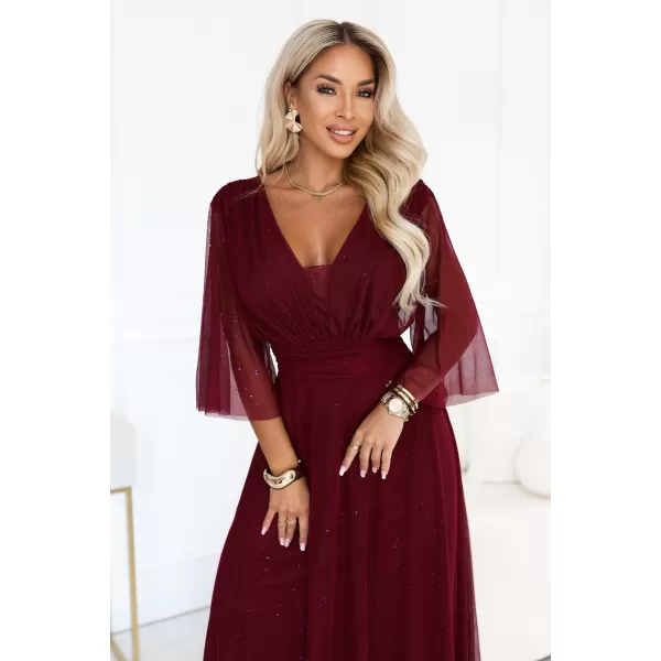  Rochie de femei NUMOCO 654-6 CLARET 