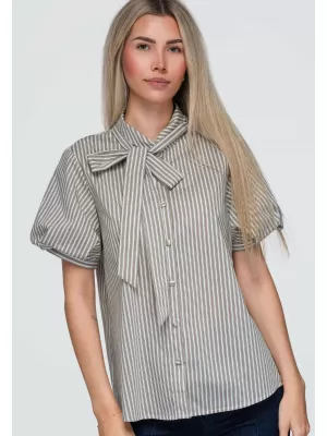 Cămașă de damă OMBRE OW-SH-E0067 BEJ