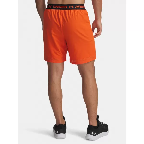  Pantaloni scurți pentru bărbați UNDER ARMOUR VANISH WOVEN 6IN SHORTS 1373718-844 PORTOCALE 