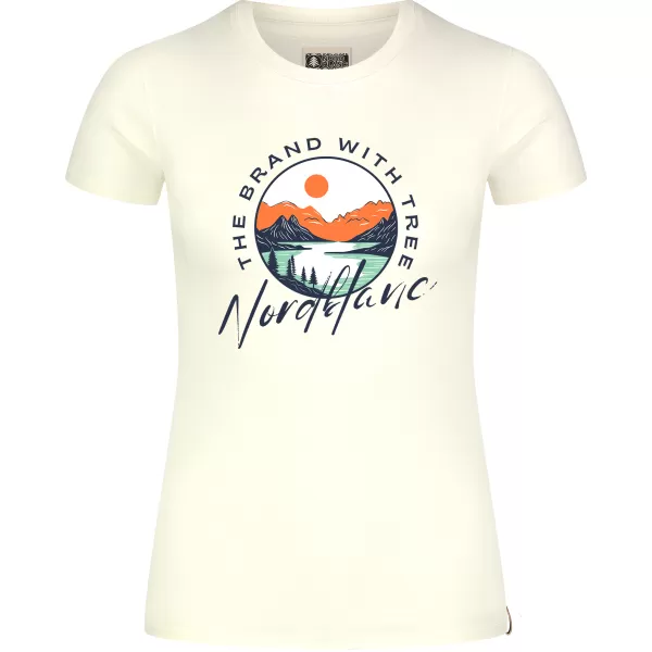  Tricou de damă NORDBLANC STARLIGHT NBSLT8176 ALB 