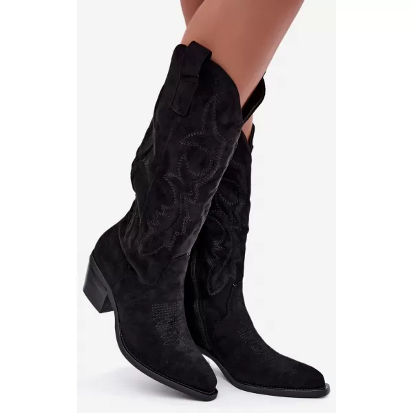  Cizme de dama BOTO 7689A NEGRU 