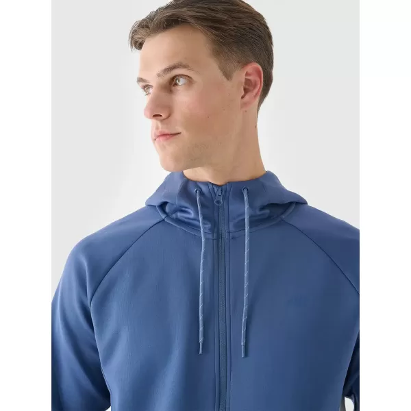  Hanorac pentru bărbați 4F WAW25TSWSM1930 DENIM 