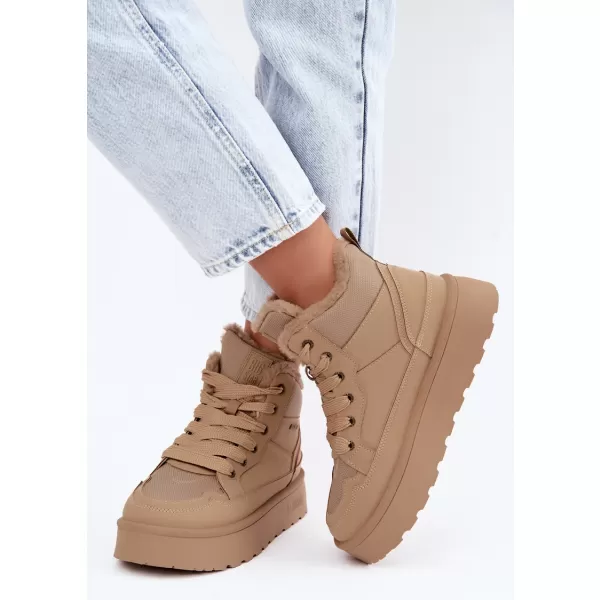  Oameni de zăpadă pentru femei BIG STAR SHOES UU274166 BEJ 