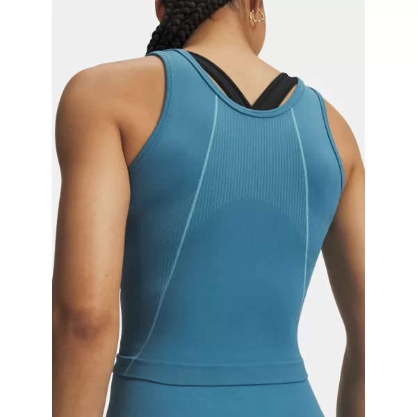  Maieu de damă UNDER ARMOUR VANISH SEAMLESS TANK 6000640-466 ALBASTRU 